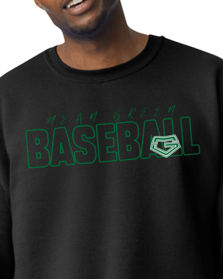 Adult Mean Green Baseball sweatshirt