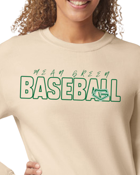 Adult Mean Green Baseball sweatshirt