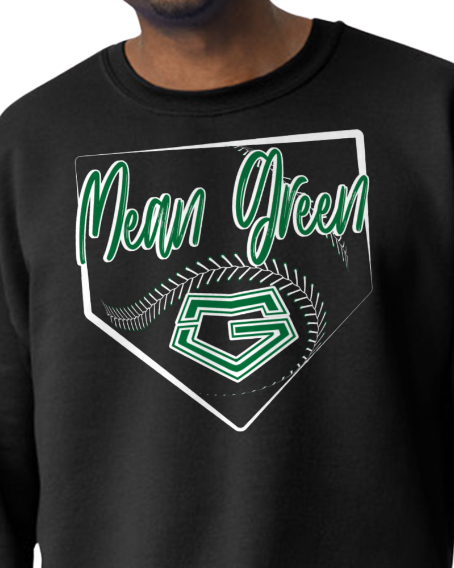 Adult Mean Green Home Plate Sweatshirt