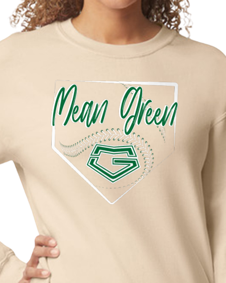 Adult Mean Green Home Plate Sweatshirt