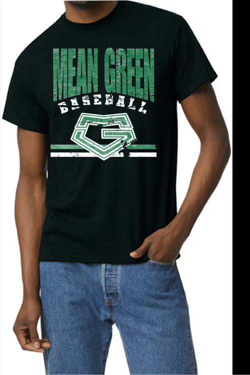 Adult Bella brand varsity t-shirt