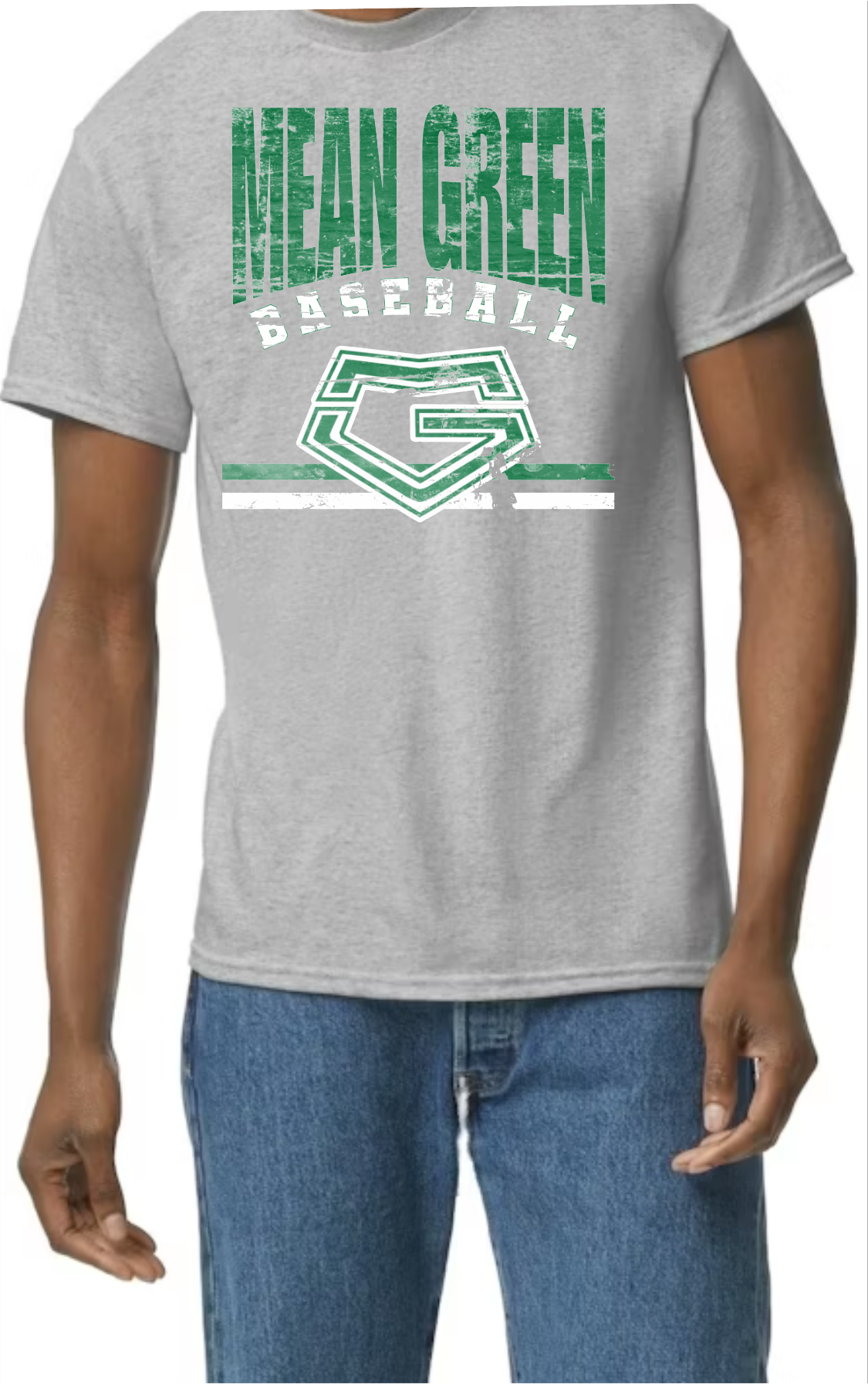 Adult Bella brand varsity t-shirt