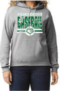 Youth hoodie distressed baseball