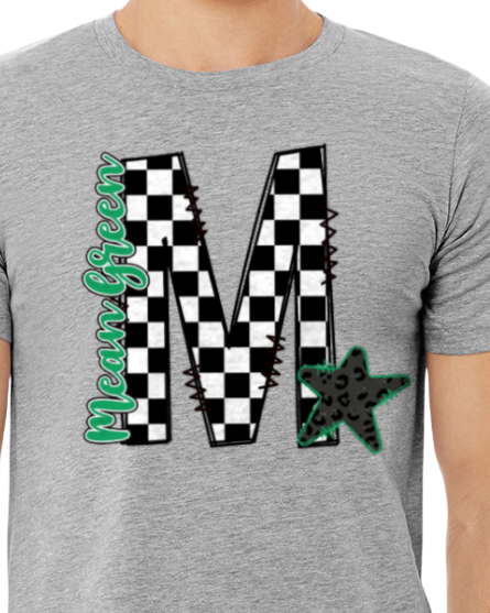 Adult Bella canvas Brand tshirt Checkered M