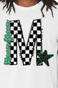 Adult Bella canvas Brand tshirt Checkered M
