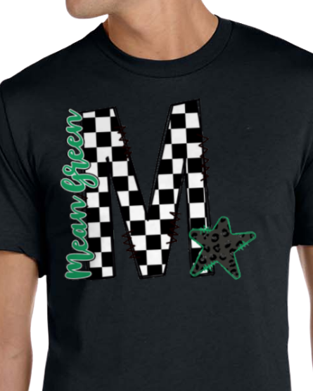 Adult Bella canvas Brand tshirt Checkered M